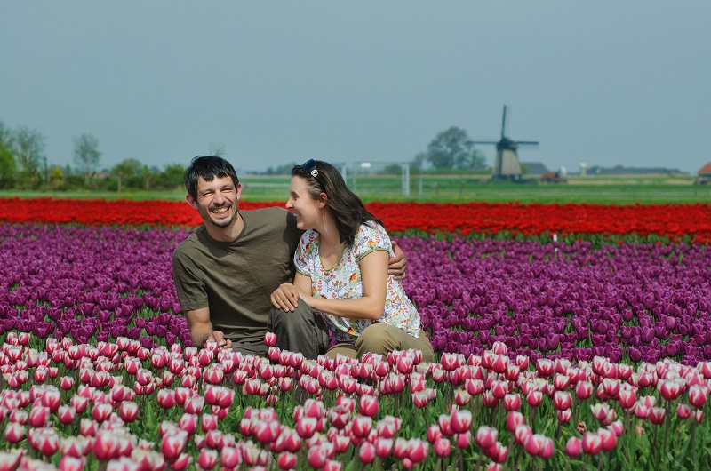 Keukenhof Gärten und Tulpenfelder in Noordwijkerhout, Hillegom und Lisse